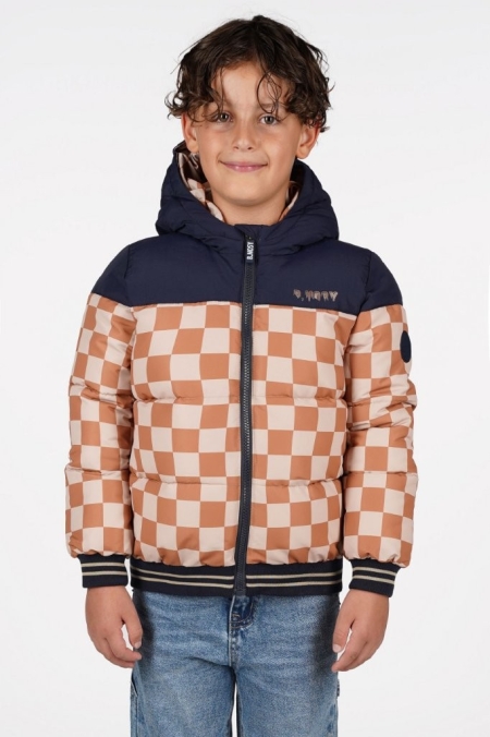 B.Nosy winterjas Jace sand blocks (Y508-6212-940)