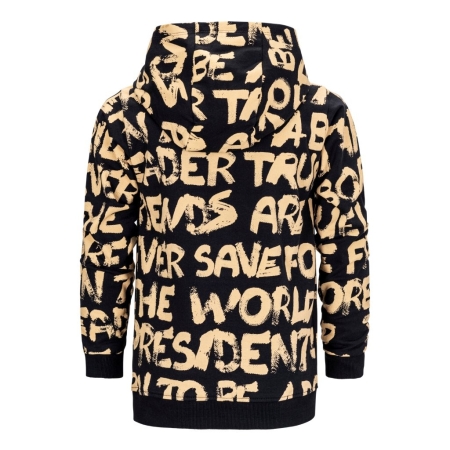 4President hoodie Arjen black aop