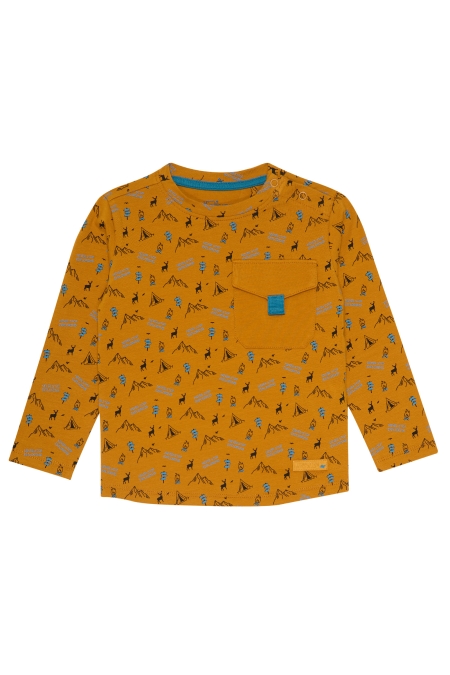 4President longsleeve Bram sand aop camping