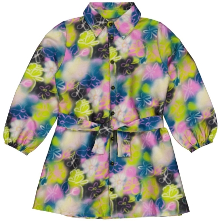 Quapi jurk Dana aop green flower