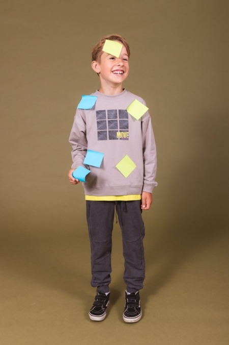 Quapi sweater Danji light grey
