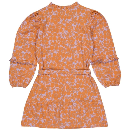 Quapi jurk Davide aop orange flower