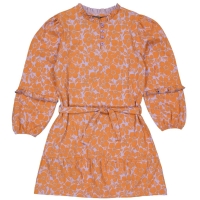 Quapi jurk Davide aop orange flower