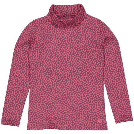 Quapi longlseeve Delia aop hot pink dot