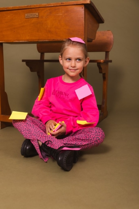 Quapi sweater Desiree hot pink