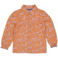 Quapi blouse Diewke aop orange flower