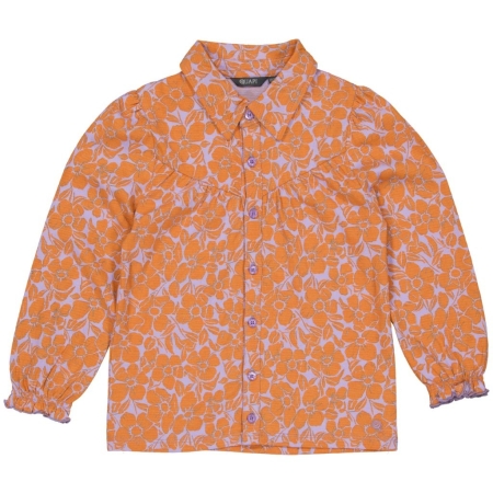 Quapi blouse Diewke aop orange flower