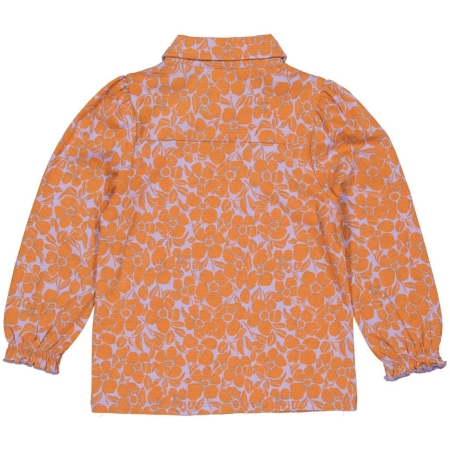 Quapi blouse Diewke aop orange flower