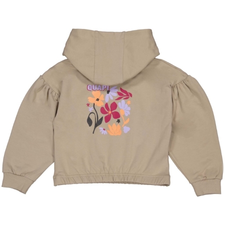 Quapi hoodie Dinte dark sand