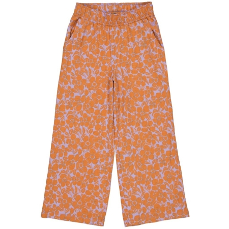 Quapi broek Doris aop orange flower
