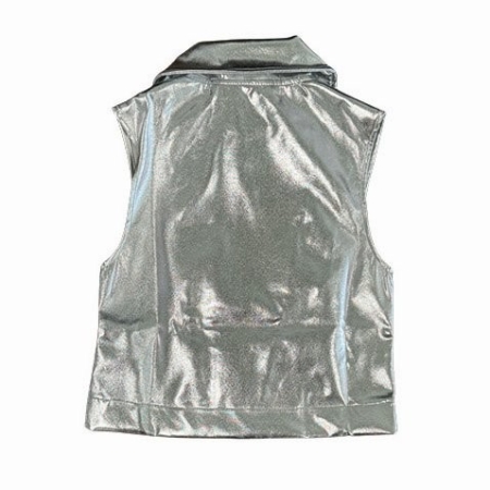 Dutch Dream Denim gilet Kahawa silver (FW24-04)