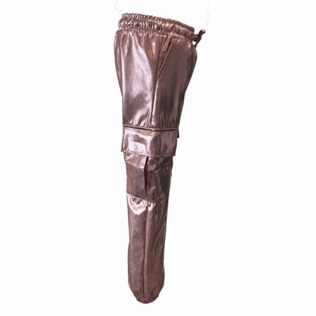 Dutch Dream Denim broek Mimi metallic pink (FW24-05)