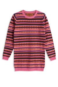 4President jurk Kameron pink zigzag