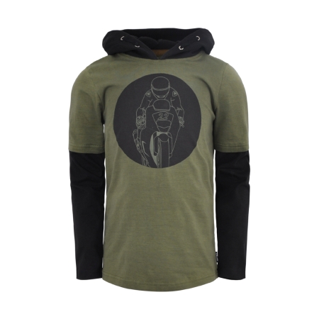 Legends22 longsleeve hooded Hidde capulet olive (B24-809)