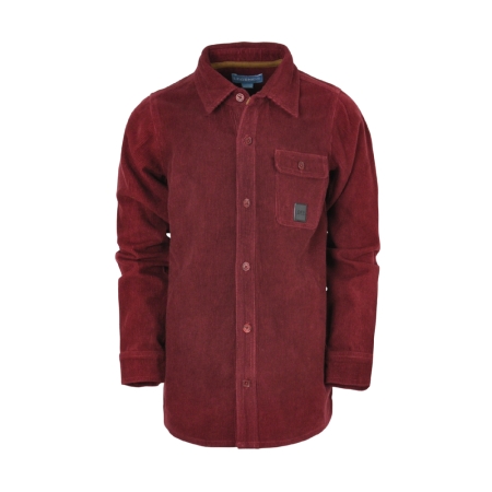 Legends22 rib blouse Hugo tibetan red (B24-810)