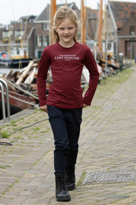 Lake Morgan longsleeve Puk bordeaux (B01-702)