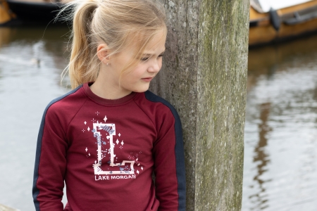 Lake Morgan sweater Parel bordeaux (B01-708)