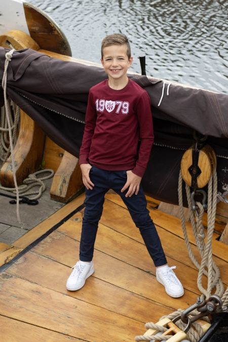 Lake Morgan sweater Pim bordeaux (B01-727)