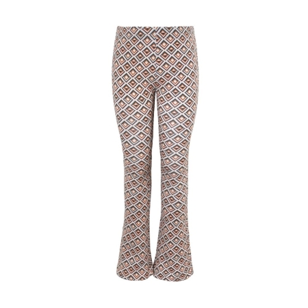 Lofff flared pants Felin squares (B24-512)