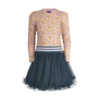 Lofff dancing dress Fien daisy green (B24-530)