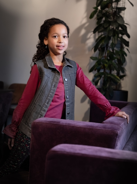 Lovestation22 bodywarmer Gabrielle black (B24-702)