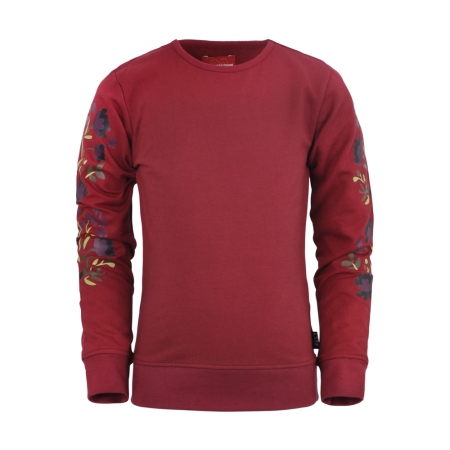 Lovestation22 sweater Gaia tibetan red (B24-704)