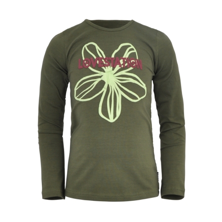 Lovestation22 longsleeve Gayatri capulet olive (B24-705)