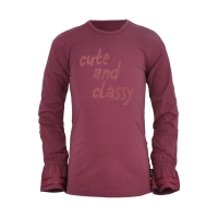Lovestation22 longsleeve Geena crushed berry (B24-706)