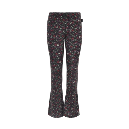 Lovestation22 flared pants Geertje black aop (B24-709)