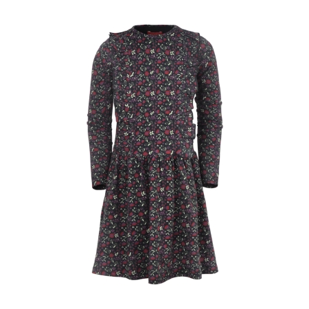 Lovestation22 dress Geertje black aop (B24-712)
