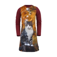 Lovestation22 dress Gerjanne tibetan red (B24-716)