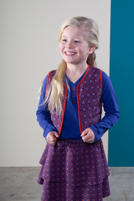 Lovestation22 gilet Gerrieke grape kiss retro (B24-731)