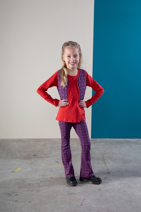 Lovestation22 gilet Gerrieke grape kiss retro (B24-731)