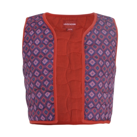 Lovestation22 gilet Gerrieke grape kiss retro (B24-731)