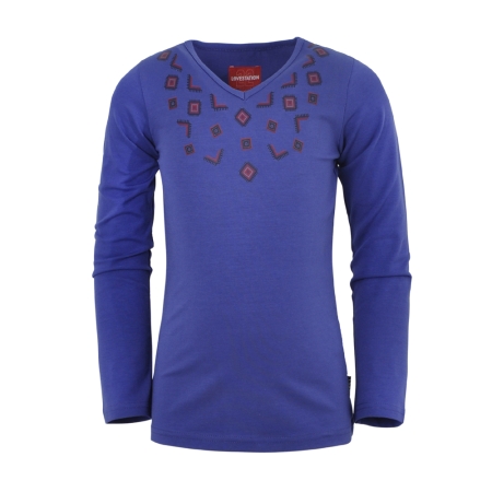 Lovestation22 longsleeve Gijsje sodalite blue (B24-734)