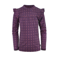 Lovestation22 longsleeve Gina grape kiss retro (B24-736)