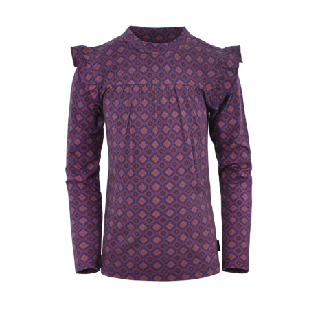 Lovestation22 longsleeve Gina grape kiss retro (B24-736)
