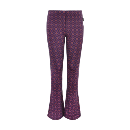 Lovestation22 flared pants Ginie grape kiss retro (B24-739)
