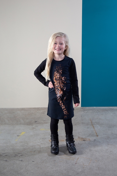 Lovestation22 dress Gitte black panter (B24-744)