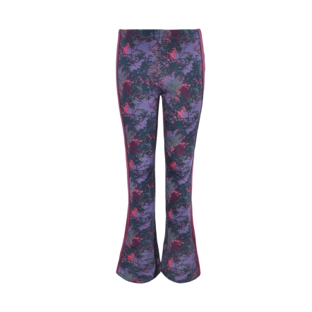 Nais flared pants Ingeborg leaves (B24-414)