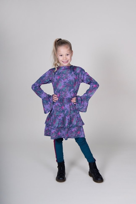 Nais dress Inia leaves (B24-416)