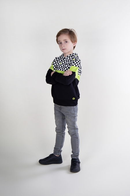 Nais hoodie Isah black (B24-471)