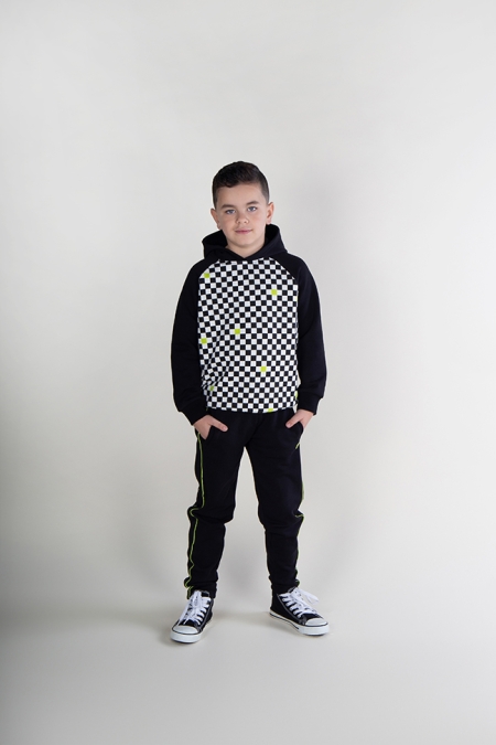 Nais hoodie Ischa black (B24-472)