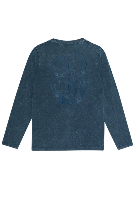 4President longsleeve Noud blue