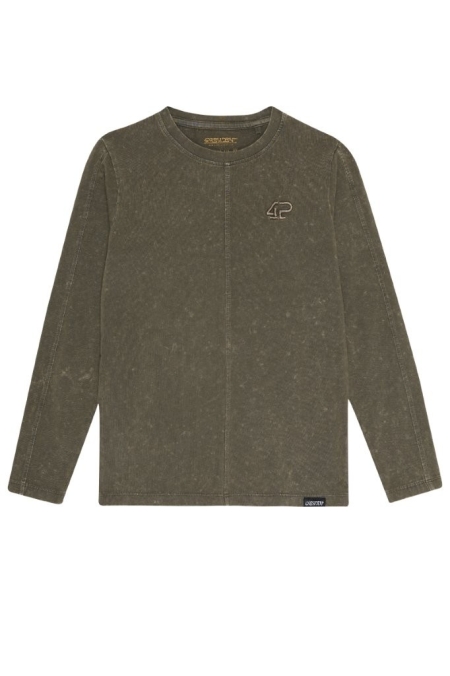4President longsleeve Noud grey army