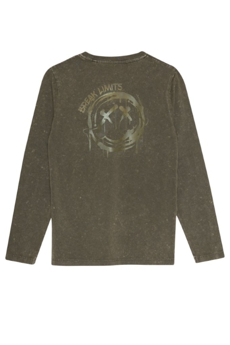 4President longsleeve Noud grey army