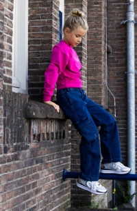 Billy & Lilly Cargo pants Flo blue denim