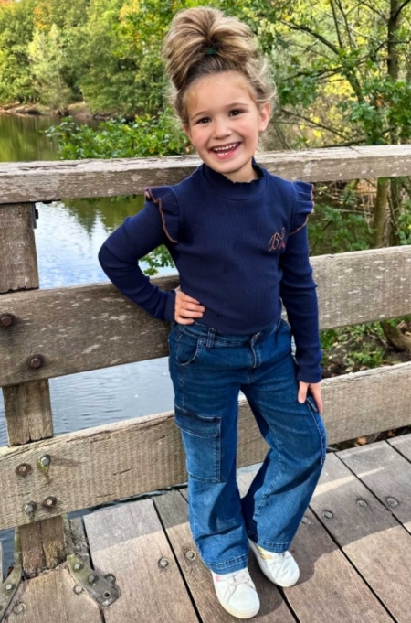 Billy & Lilly Cargo pants Flo blue denim
