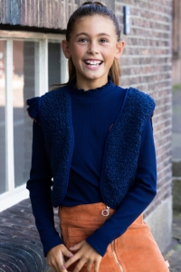 Billy & Lilly Teddy gilet Jo peacoat