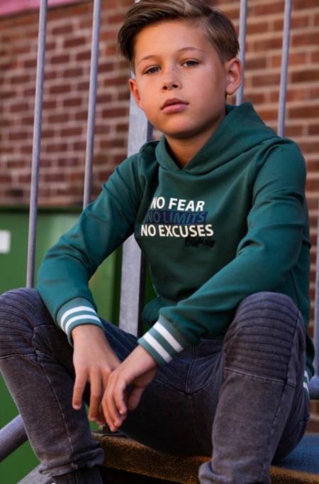 Billy & Lilly Hoodie Cody pine green